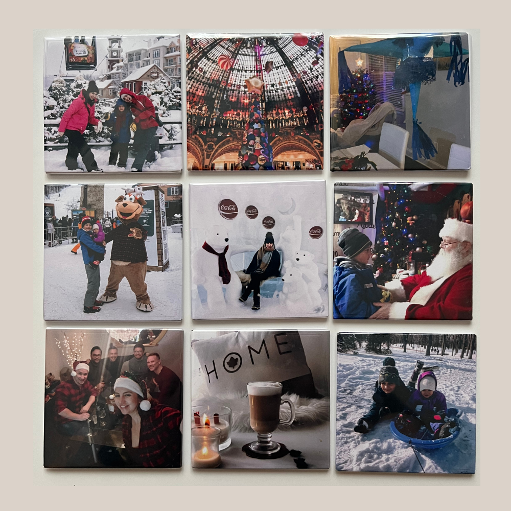 Pack of of 9 - Custom Photo Magnets